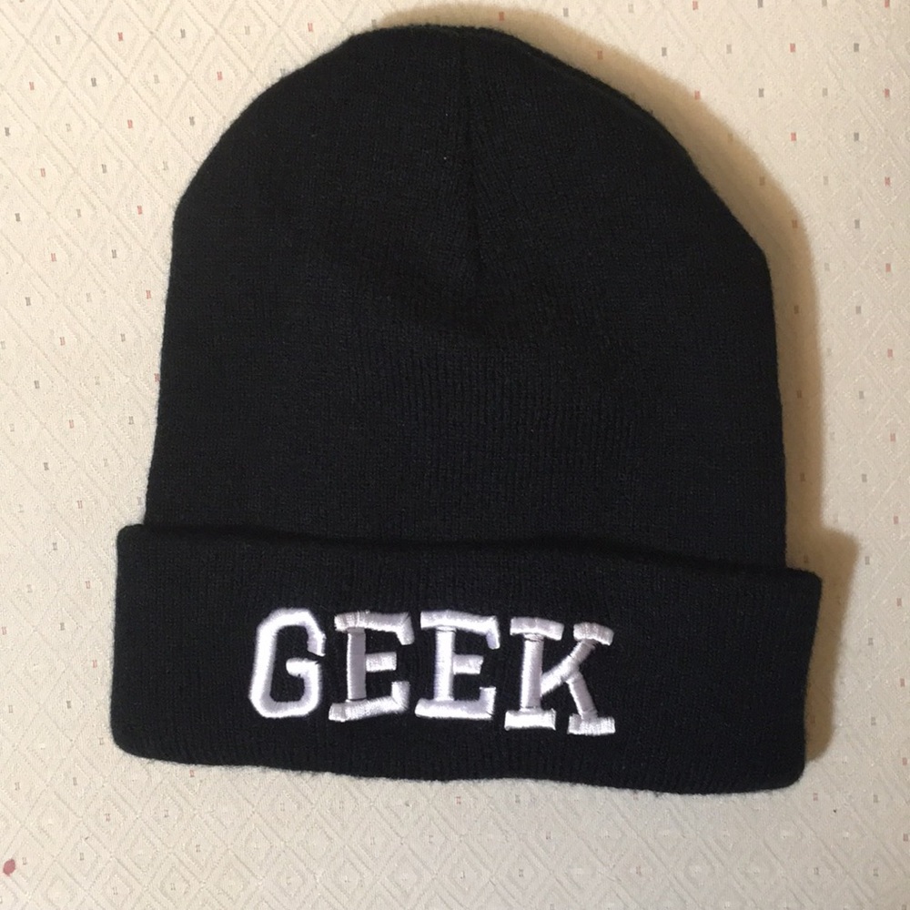 GEEK black beanie